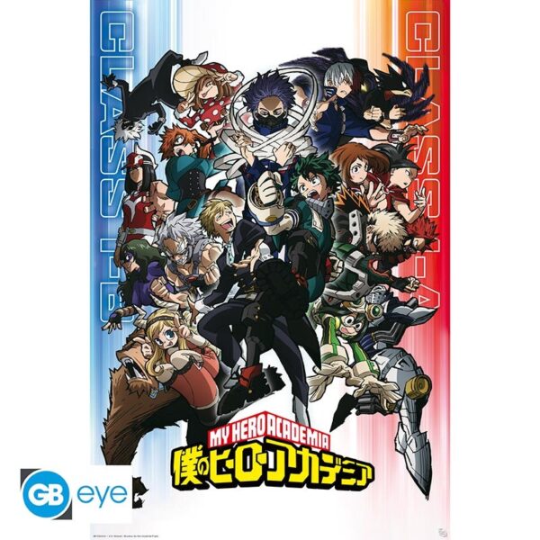 My Hero Academia 1-A vs 1-B Plakát