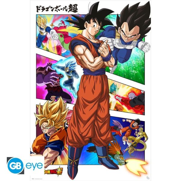 Dragon Ball Super Panels Plakát