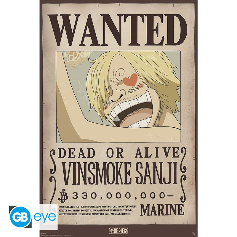 One Piece Wanted Vinsmoke Sanji Plakát